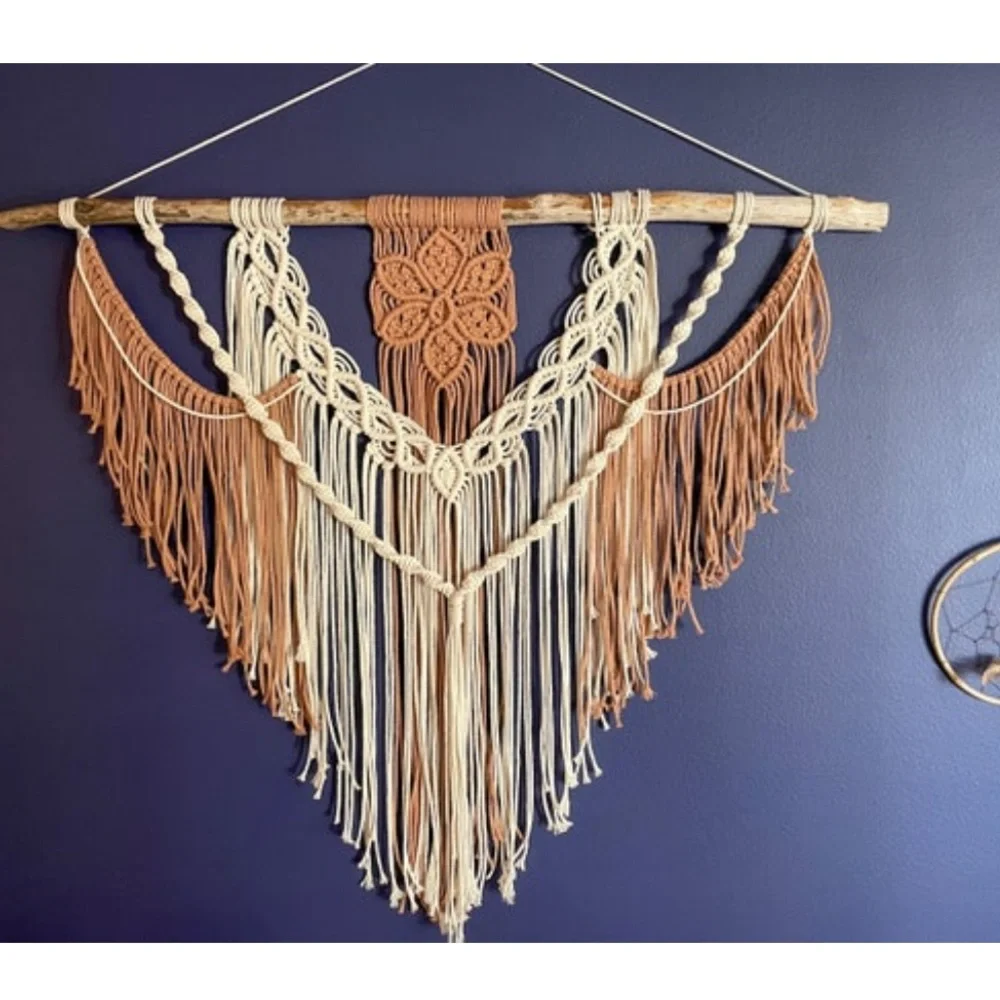 Mandala Macrame Wall Hanging, Bohemian Home Decor